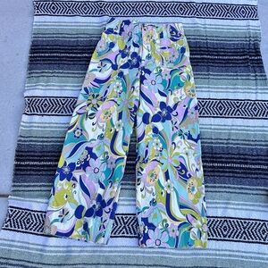 Meave Colette wide leg floral pants size 28